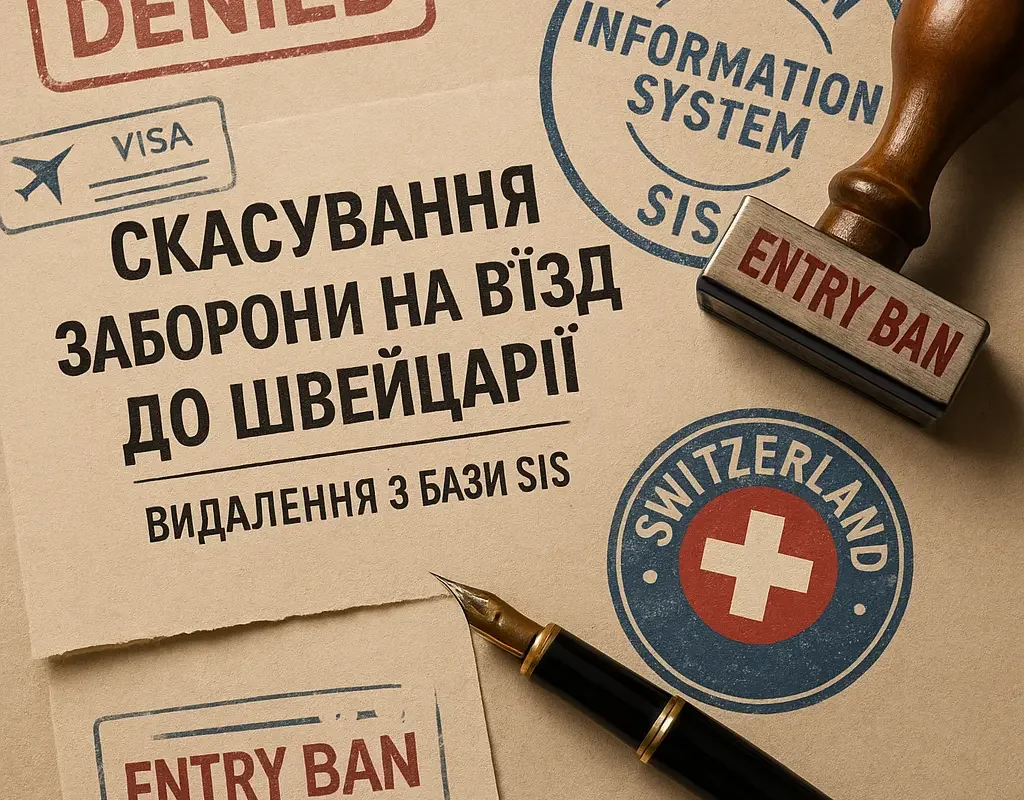 скасування заборони на в’їзд до Швейцарії