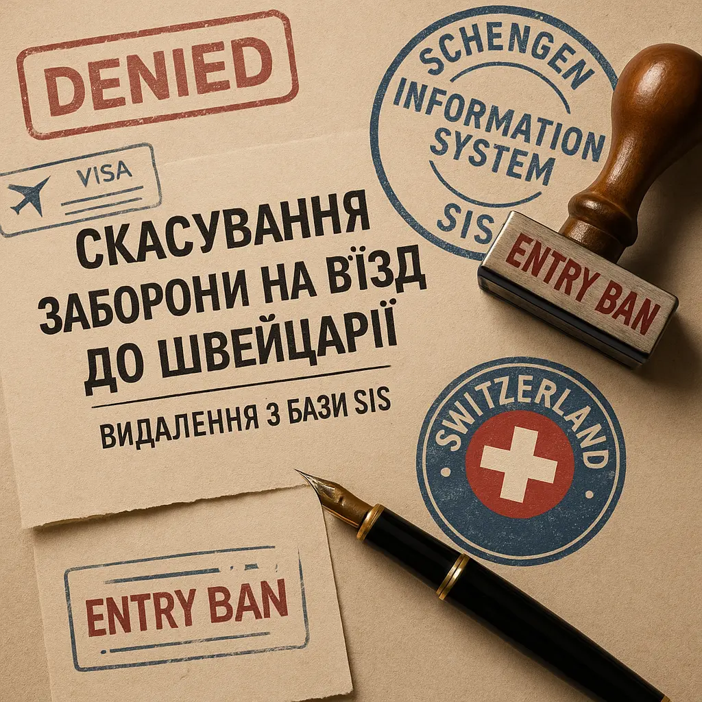 скасування заборони на в’їзд до Швейцарії