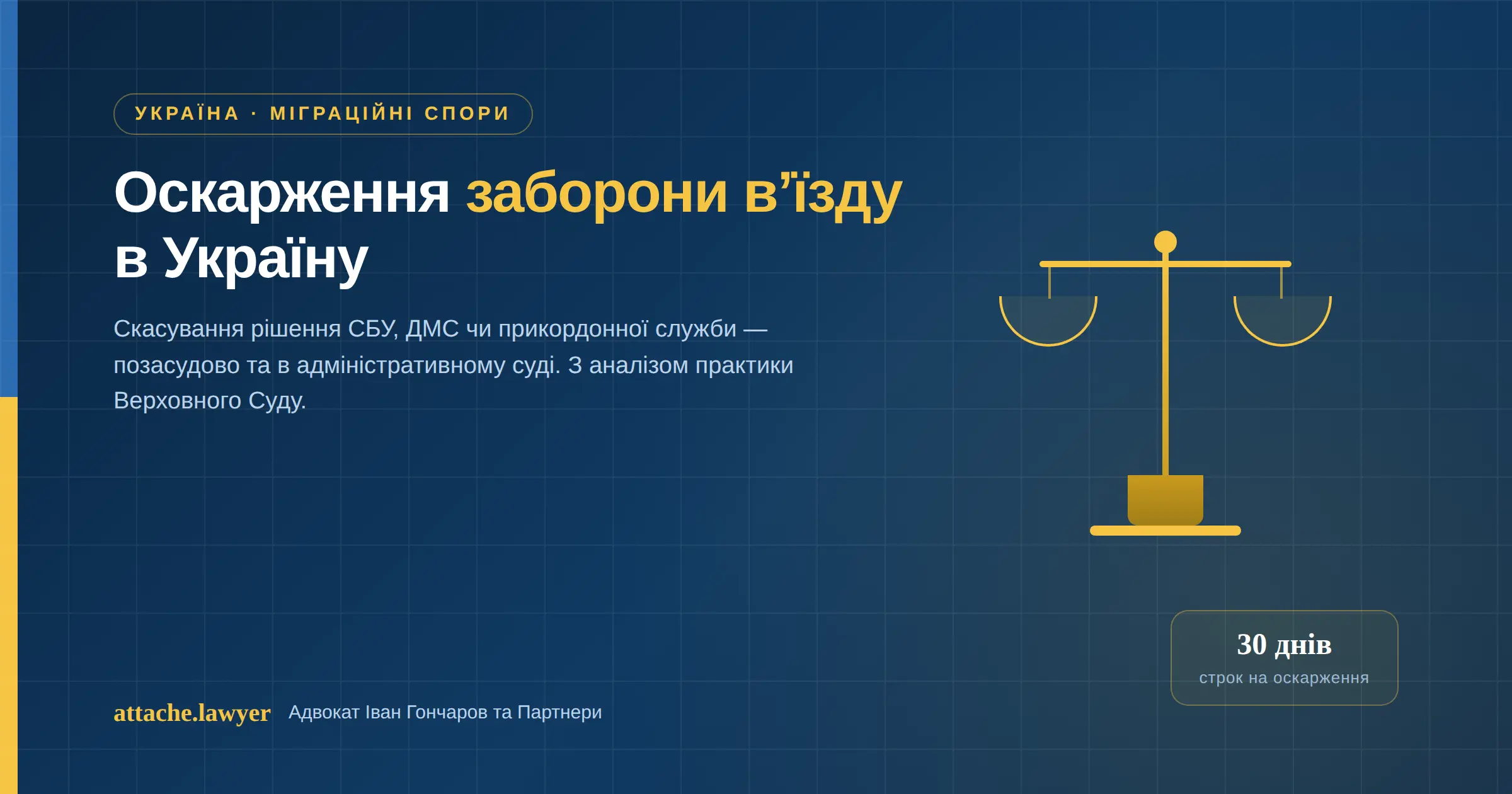 оскарження заборони вʼїзду в Україну